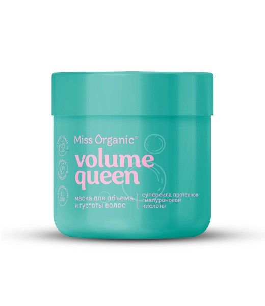 Изображение товара Маска для волос Volume Queen Объем и густота Miss Organic 140мл Маска для волос Volume Queen Объем и густота Miss Organic 140мл фотография