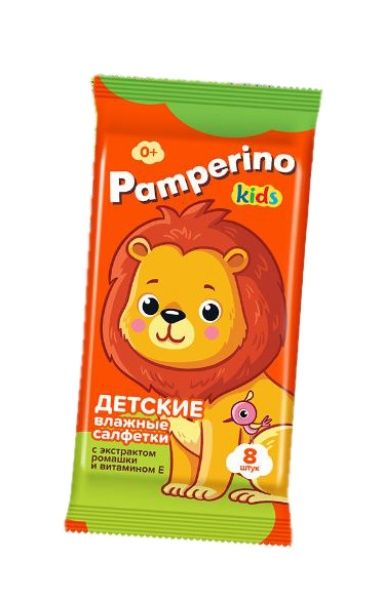 Изображение товара Салфетки влажные Памперино Kids с Ромашкой и Витамином E №8 Салфетки влажные Памперино Kids с Ромашкой и Витамином E №8 фотография