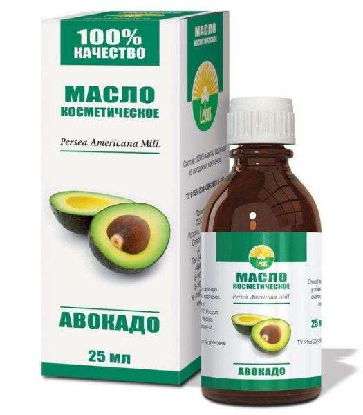 Изображение товара Масло косметическое авокадо, 25 мл (коробка) Масло косметическое авокадо, 25 мл (коробка) фотография