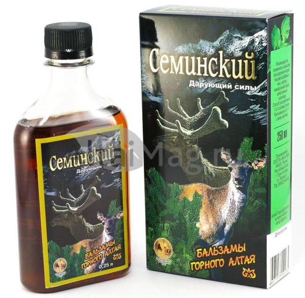 Изображение товара Бальзам Семинский (дарующий силы), 250 мл Бальзам Семинский (дарующий силы), 250 мл фотография