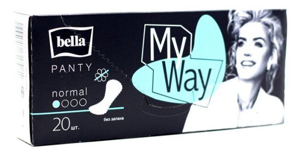 Изображение товара Прокладки Белла Panty My Way Sensitive ежедневные 20шт Прокладки Белла Panty My Way Sensitive ежедневные 20шт фотография