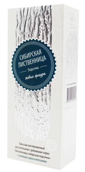 Лиственница сибирская Подсочка Новая фигура с зеленым чаем и хитозаном Сашера-Мед 100мл фотография