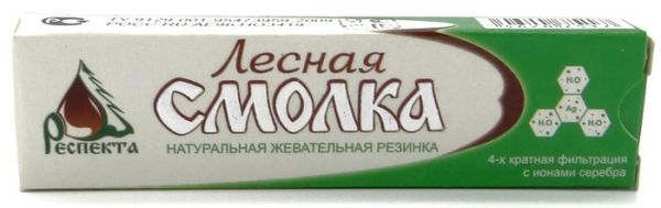 Изображение товара Смолка жевательная Лесная 5шт Смолка жевательная Лесная 5шт фотография