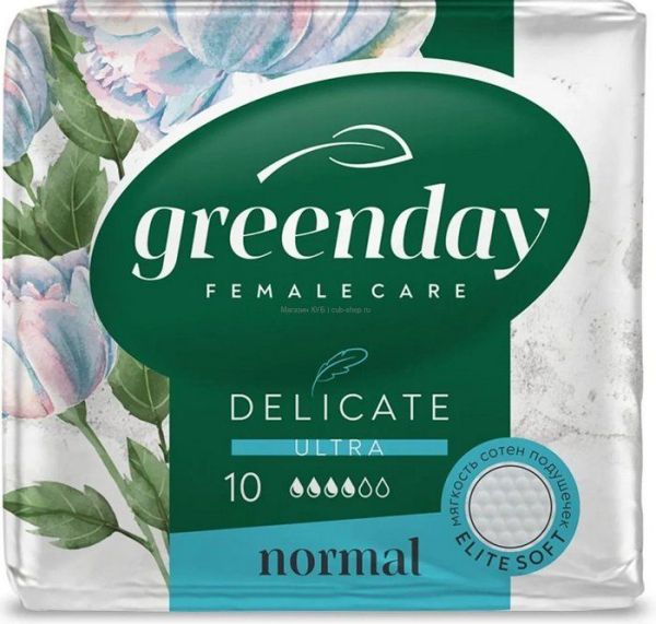Изображение товара Прокладки Green day ultra normal dry delicate 10шт Прокладки Green day ultra normal dry delicate 10шт фотография